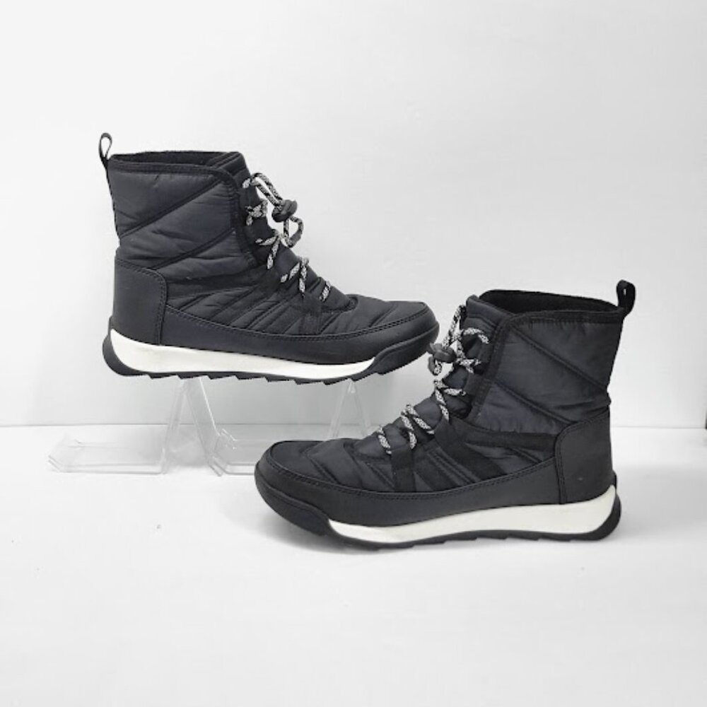 SOREL WOMEN'S  Whitney II Short Lace Waterproof Boots black Size 7 EUC - Picture 5 of 9